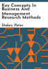 Key_concepts_in_business_and_management_research_methods