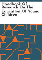 Handbook_of_research_on_the_education_of_young_children